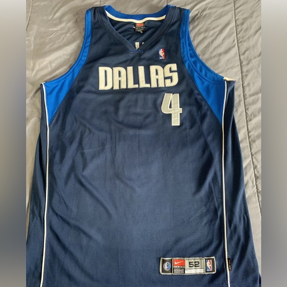 Nike Authentic NBA Dallas Mavericks FINLEY #4 Basketball Jersey Sz 52 Stitched